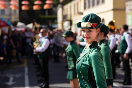 S soncem obsijan drugi festivalski dan 50. Dnevov narodnih noš in oblačilne dediščine v Kamniku (61)